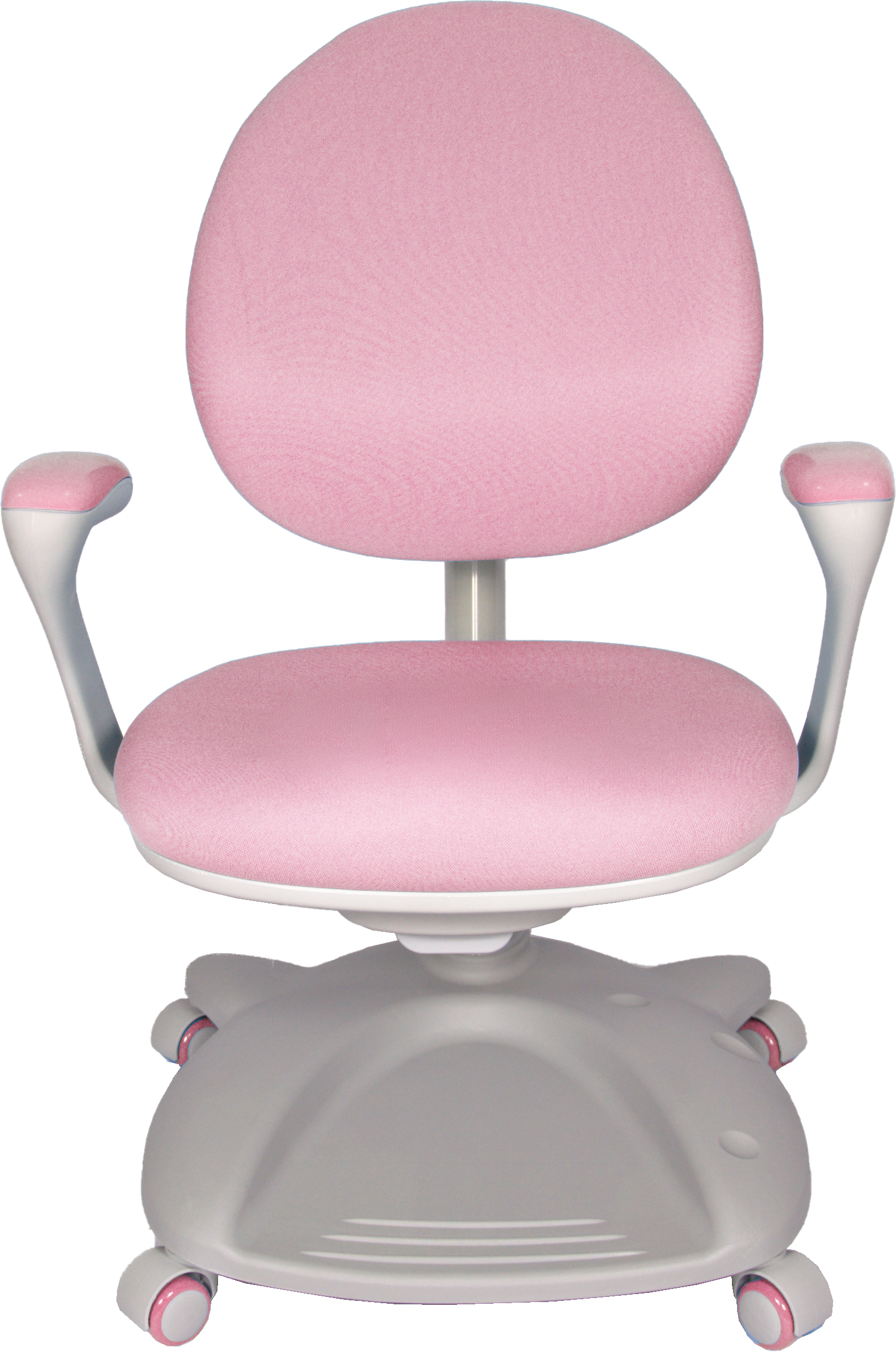 детский стул на колесиках розовый